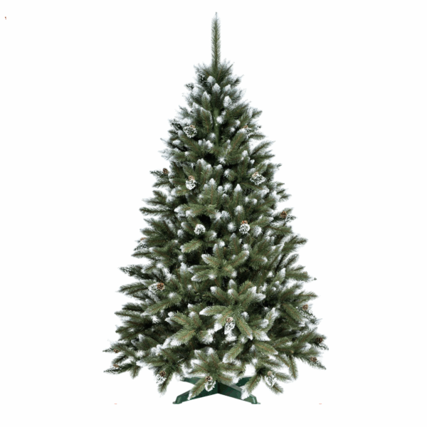 120cm Umelý vianočný stromček Smrek so šiškami